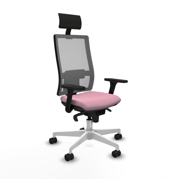 Kontorstol med hovedgærde Piqueras y Crespo 3D026N1 Pink