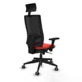 Miniatyrbillede 6 af 7: Kontorstol med hovedgærde Piqueras y Crespo 3D066G1 Mørk orange