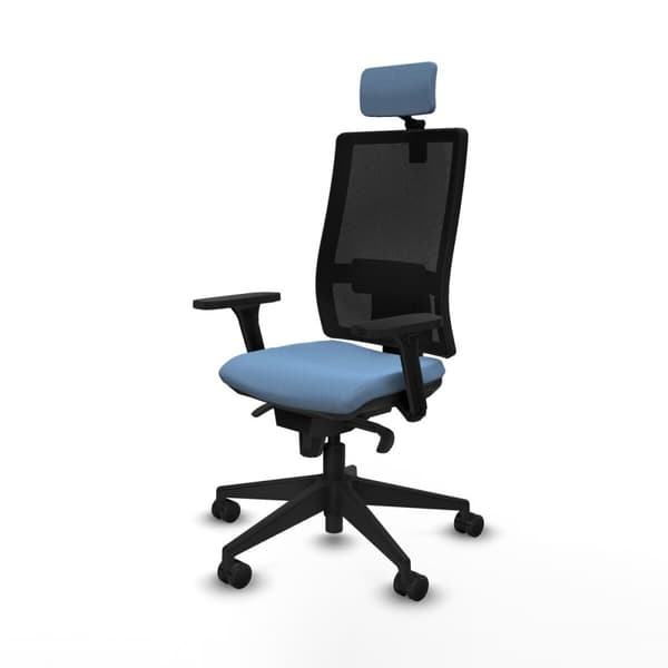 Kontorstol Piqueras y Crespo 3D066N2 Himmelblå