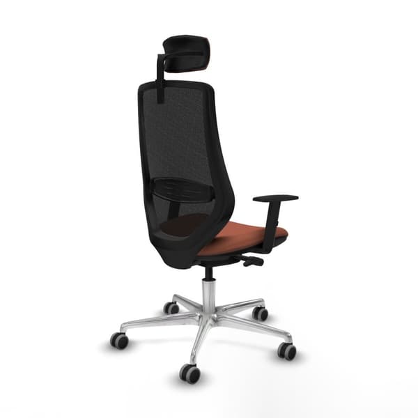 Kontorstol Piqueras y Crespo D086G2W Brun Sort
