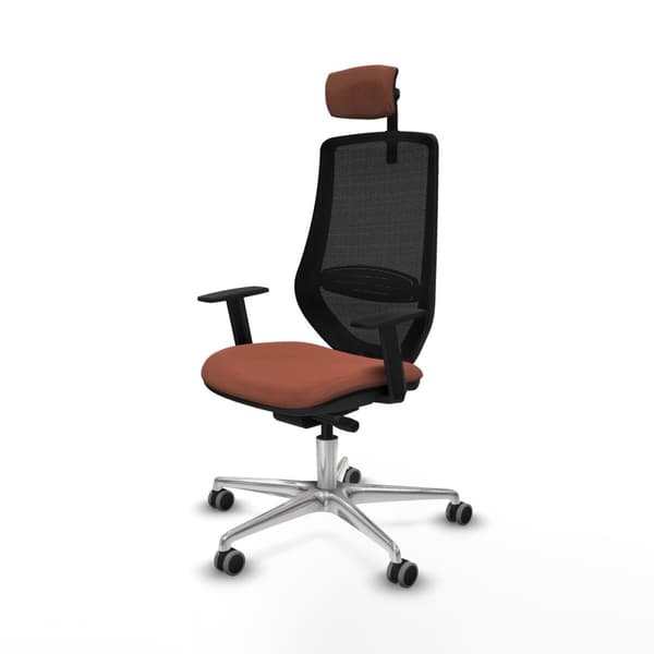 Kontorstol Piqueras y Crespo D086G2W Brun Sort