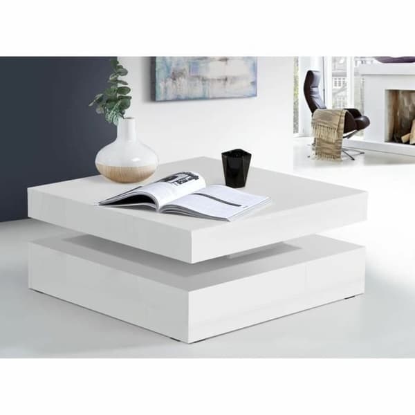 Sofabord Hvid 78 x 78 x 36 cm