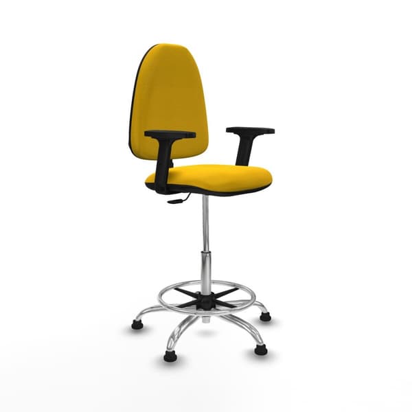 Kontorstol Piqueras y Crespo B2D05RT Gul