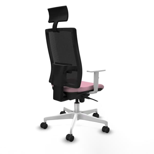 Kontorstol med hovedgærde Piqueras y Crespo 4B026N1 Pink