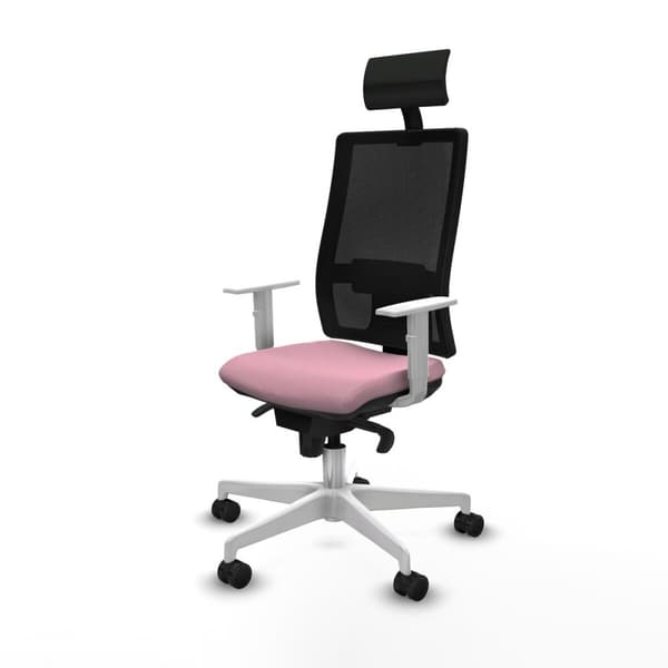 Kontorstol med hovedgærde Piqueras y Crespo 4B026N1 Pink