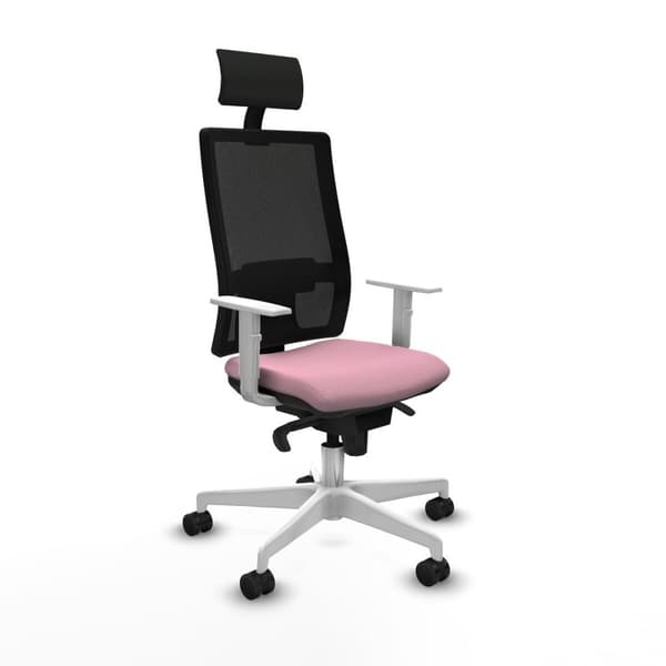 Kontorstol med hovedgærde Piqueras y Crespo 4B026N1 Pink