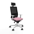 Miniatyrbillede 1 af 7: Kontorstol med hovedgærde Piqueras y Crespo 4B026N1 Pink