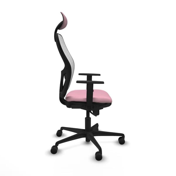 Kontorstol med hovedgærde Jorquera Piqueras y Crespo 1D036N1 Pink