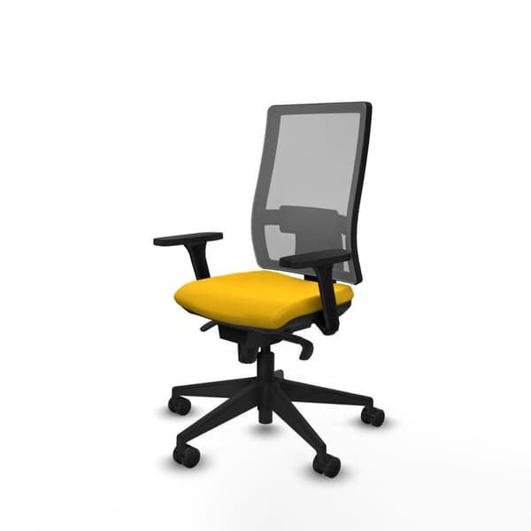 Kontorsstol Piqueras y Crespo 3D066N0 Gul