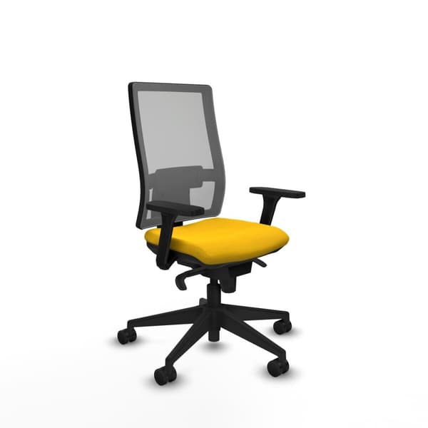Kontorsstol Piqueras y Crespo 3D066N0 Gul