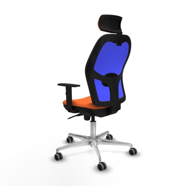 Kontorsstol med nackstöd Piqueras y Crespo 1D086G2 Orange