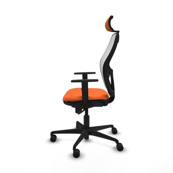 Kontorsstol med nackstöd Piqueras y Crespo 1D036N2 Orange