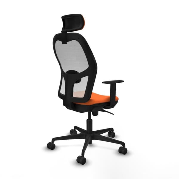 Kontorsstol med nackstöd Piqueras y Crespo 1D036N2 Orange