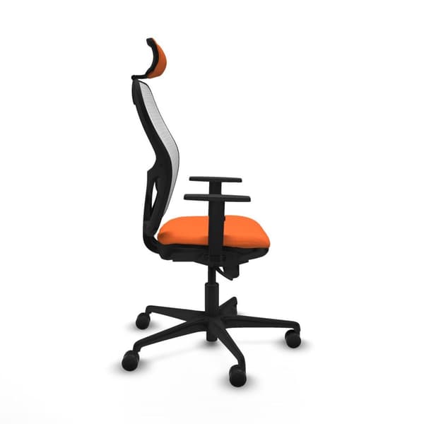 Kontorsstol med nackstöd Piqueras y Crespo 1D036N2 Orange