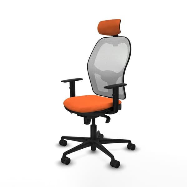 Kontorsstol med nackstöd Piqueras y Crespo 1D036N2 Orange