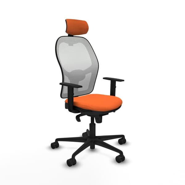 Kontorsstol med nackstöd Piqueras y Crespo 1D036N2 Orange