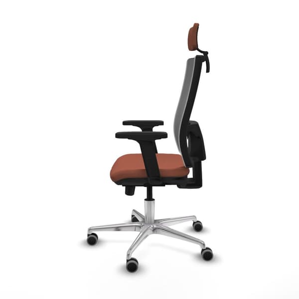 Kontorstol med hovedgærde Horna Traslack Piqueras y Crespo 2D086G2 Brun