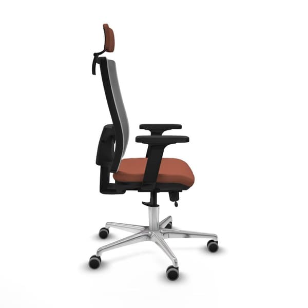 Kontorstol med hovedgærde Horna Traslack Piqueras y Crespo 2D086G2 Brun