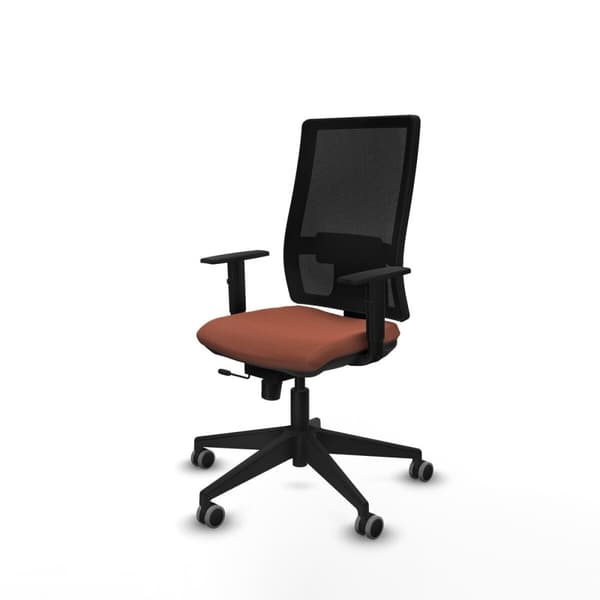 Kontorstol Piqueras y Crespo 1D066G0 Brun Svart