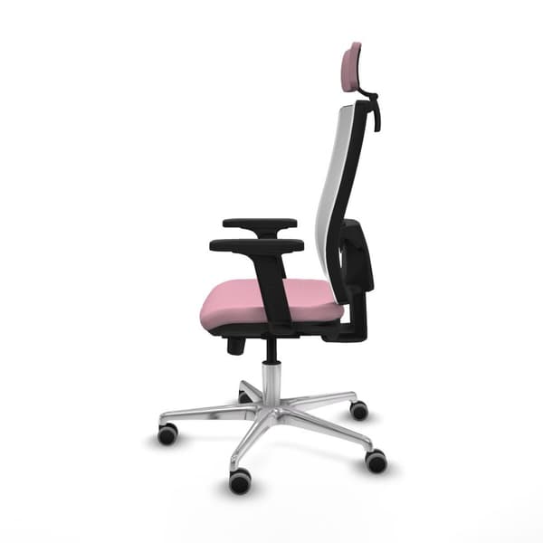 Kontorstol med nakkestøtte Horna Traslack Piqueras y Crespo 2D086G2 Rosa