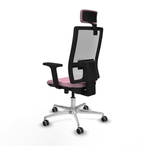 Kontorstol med nakkestøtte Horna Traslack Piqueras y Crespo 2D086G2 Rosa
