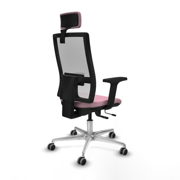 Kontorstol med nakkestøtte Horna Traslack Piqueras y Crespo 2D086G2 Rosa