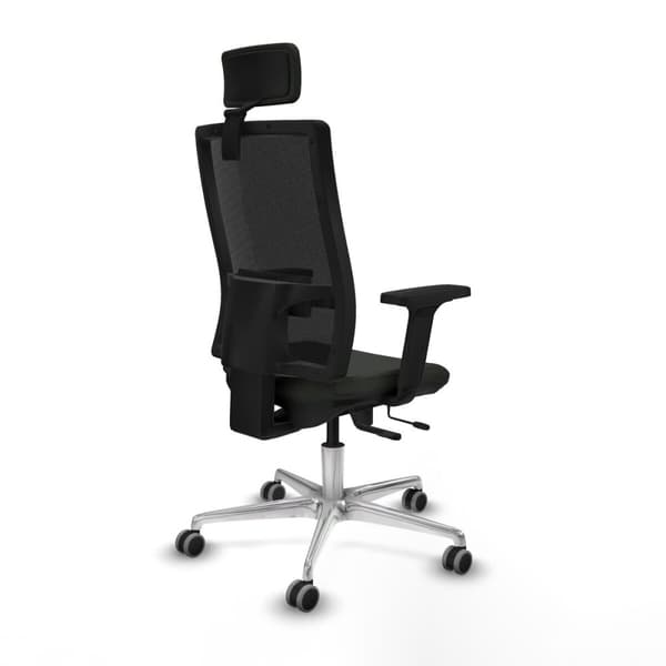 Kontorstol med nakkestøtte Horna Traslack Piqueras y Crespo 2D086G2 Svart