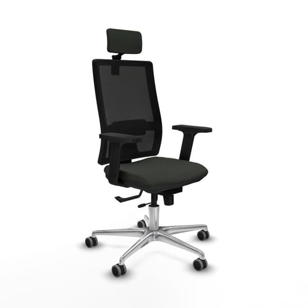 Kontorstol med nakkestøtte Horna Traslack Piqueras y Crespo 2D086G2 Svart