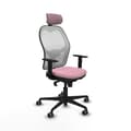 Miniatyrbilde 1 av 7: Kontorstol med nakkestøtte Piqueras y Crespo 1D036G2 Rosa