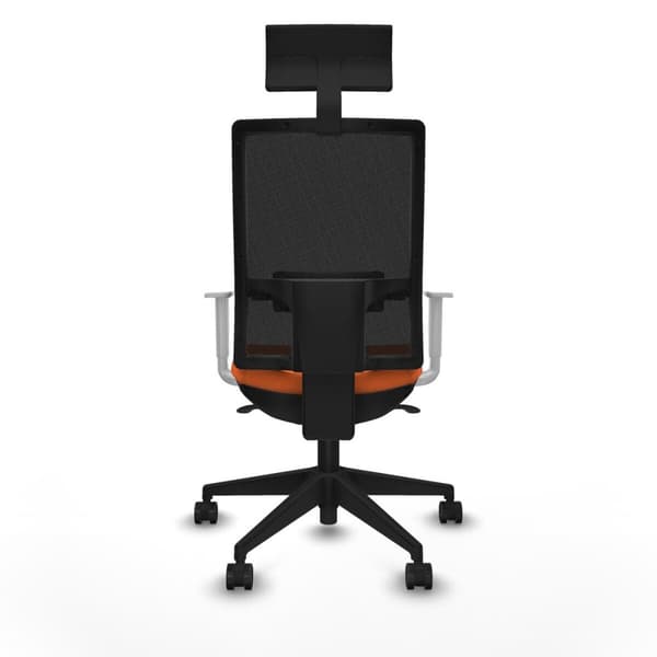 Kontorsstol med nackstöd Piqueras y Crespo 4B066N1 Orange