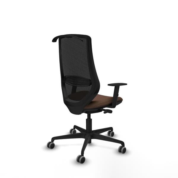 Kontorsstol Piqueras y Crespo D036G0H Svart Mörkbrun