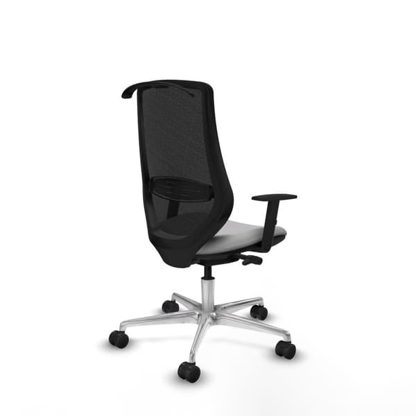 Kontorstol Piqueras y Crespo D086N0H Lysegrå