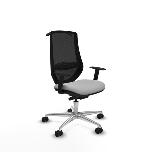 Kontorstol Piqueras y Crespo D086N0H Lysegrå