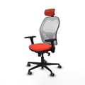 Miniatyrbillede 2 af 7: Kontorstol med hovedgærde Piqueras y Crespo 3D036G2 Mørk orange