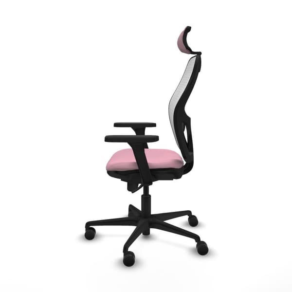 Kontorstol med hovedgærde Piqueras y Crespo 3D036N2 Pink