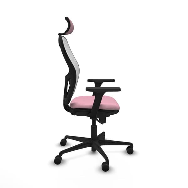 Kontorstol med hovedgærde Piqueras y Crespo 3D036N2 Pink