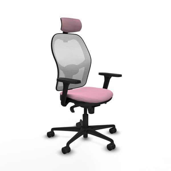 Kontorstol med hovedgærde Piqueras y Crespo 3D036N2 Pink