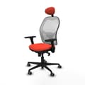 Miniatyrbillede 2 af 7: Kontorstol med hovedgærde Piqueras y Crespo 3D036G1 Mørk orange
