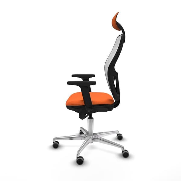 Kontorstol med hovedgærde Piqueras y Crespo 2D086G1 Orange