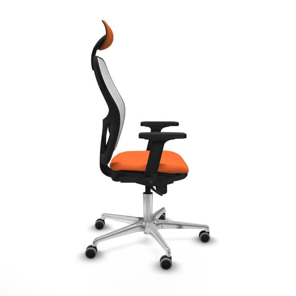 Kontorstol med hovedgærde Piqueras y Crespo 2D086G1 Orange