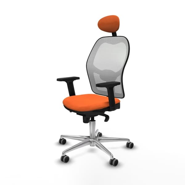 Kontorstol med hovedgærde Piqueras y Crespo 2D086G1 Orange