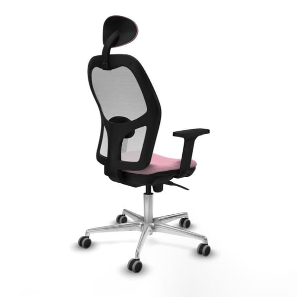 Kontorstol med hovedgærde Piqueras y Crespo 2D086G1 Pink