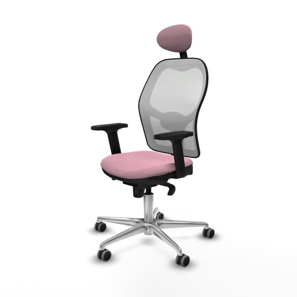 Kontorstol med hovedgærde Piqueras y Crespo 2D086G1 Pink