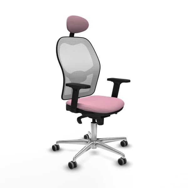 Kontorstol med hovedgærde Piqueras y Crespo 2D086G1 Pink