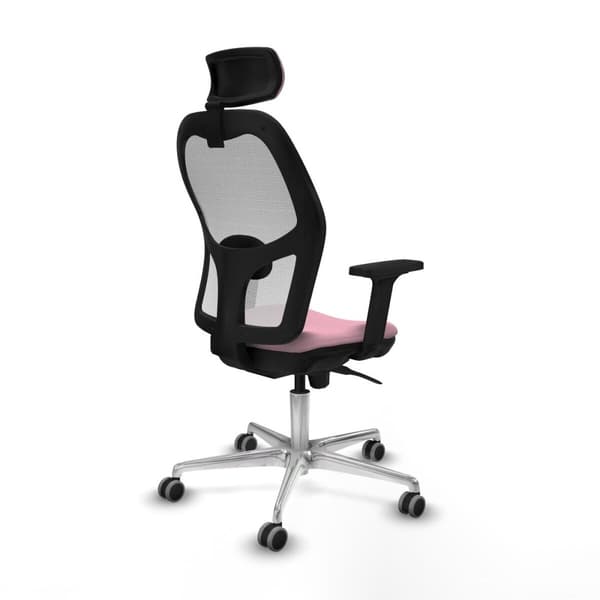 Kontorstol med hovedgærde Piqueras y Crespo 2D086G2 Pink