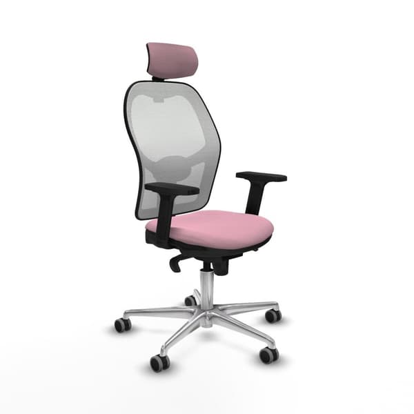 Kontorstol med hovedgærde Piqueras y Crespo 2D086G2 Pink