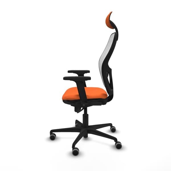 Kontorstol med nakkestøtte Piqueras y Crespo 2D036G1 Oransje
