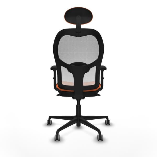 Kontorstol med nakkestøtte Piqueras y Crespo 2D036G1 Oransje
