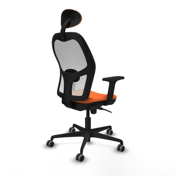 Kontorstol med nakkestøtte Piqueras y Crespo 2D036G1 Oransje