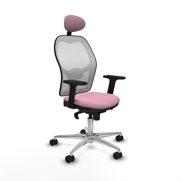 Kontorstol med nakkestøtte Piqueras y Crespo 2D086N1 Rosa